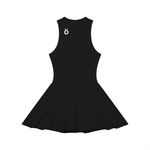 Load image into Gallery viewer, Selena Ruched Sleeveless Full-Zip Dress