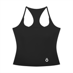 Load image into Gallery viewer, Sabina Crop Yoga Tank Top - In Black