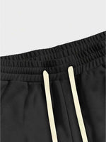 Load image into Gallery viewer, Women's Black Cargo Pants High Waist Drawstring Wide Leg Relaxed Style