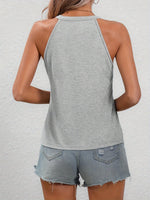 Load image into Gallery viewer, Women's Blouses Halter Neck Gradient Heart Print Sleeveless Casual Summer Top Style