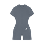 Load image into Gallery viewer, Maxima Quarter-Zip Short Sleeve Romper