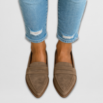 Load image into Gallery viewer, Women's Loafers Pointed Toe Slip On Flat Style