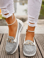 Load image into Gallery viewer, Aria - Flat Buckle Loafers