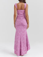 Load image into Gallery viewer, Elegant Corset Dress for Formal Wedding Guest Style with Ruched Mermaid Hem