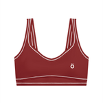 Load image into Gallery viewer, Servilia Topstitching Yoga Sports Bra