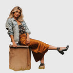 Load image into Gallery viewer, Women's Boots Buckle Strap Block Heel Cutout Style