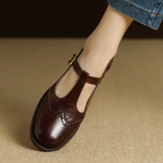 Load image into Gallery viewer, Women's Mary Jane Shoes Buckle Strap Block Heel Round Toe Style