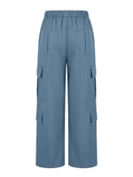 Load image into Gallery viewer, Women's Cargo Pants High Waist Wide Leg Relaxed Flowing Style