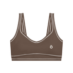 Load image into Gallery viewer, Servilia Topstitching Yoga Sports Bra