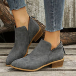 Load image into Gallery viewer, Women's Low Heel Slip-On Boots
