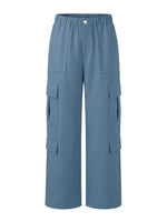 Load image into Gallery viewer, Women's Cargo Pants High Waist Wide Leg Relaxed Flowing Style
