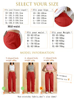 Load image into Gallery viewer, Women's Cargo Pants High Waist Wide Leg Relaxed Flowing Style
