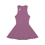Load image into Gallery viewer, Selena Ruched Sleeveless Full-Zip Dress