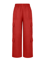 Load image into Gallery viewer, Women's Cargo Pants High Waist Wide Leg Relaxed Flowing Style