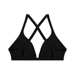 Load image into Gallery viewer, Vibia Yoga Sports Bra - Black & Plum Purple