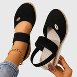 Load image into Gallery viewer, Women's Boho Sandals Beaded Elastic Ankle Strap