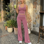 Load image into Gallery viewer, Hortensia Topstitching Yoga Tank Top