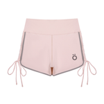 Load image into Gallery viewer, Laura Block High Waisted Yoga Shorts - In Pink