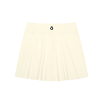 Load image into Gallery viewer, Viola A-Line Contrast Panel Slit Skirt - in White Apricot