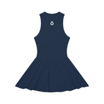 Load image into Gallery viewer, Selena Ruched Sleeveless Full-Zip Dress