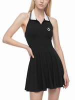 Load image into Gallery viewer, Lucia Collared Halter A-Line Tennis One Piece Dress