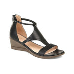 Load image into Gallery viewer, Julie | Comfortable Leather Sandals for Women with Wedge Heel