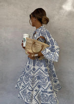 Load image into Gallery viewer, Women's Boho Casual Maxi Dress Floral Print
