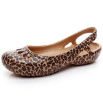 Load image into Gallery viewer, Women's Sandals Waterproof Jelly Flat Cut-Out Slide Design