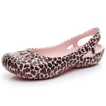 Load image into Gallery viewer, Women's Sandals Waterproof Jelly Flat Cut-Out Slide Design