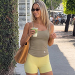 Load image into Gallery viewer, Nona Ruched Yoga Tank Top