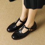Load image into Gallery viewer, Women's Mary Jane Shoes Buckle Strap Block Heel Round Toe Style