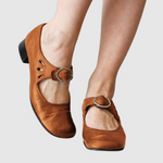 Load image into Gallery viewer, Women's Mary Jane Shoes Buckle Strap Round Toe Block Heel Style
