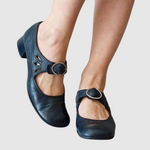 Load image into Gallery viewer, Women's Mary Jane Shoes Buckle Strap Round Toe Block Heel Style
