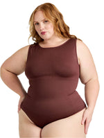 Load image into Gallery viewer, Snatch Them CocoaPlums! | Round Neck Thong Bodysuit