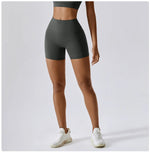 Load image into Gallery viewer, High Waist Yoga Shorts Contour Moisture Wicking Breathable