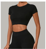 Load image into Gallery viewer, Premium Quick Dry Yoga Tee With Light Weight Sleeves