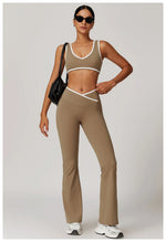 Load image into Gallery viewer, Color Block Bra Contoured Feather Weight Breathable