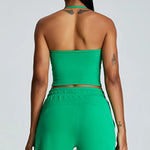 Load image into Gallery viewer, Feather Light Bra Interlocking Open Back Halter Contour