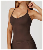 Load image into Gallery viewer, Cross Strap Light Weight Breathable Contour Sport Bra