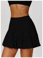 Load image into Gallery viewer, High Waist Tennis Skirt With Breathable Pockets Nylon