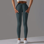 Load image into Gallery viewer, Seamless Contour High Waist Yoga Leggings Performance
