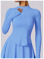 Load image into Gallery viewer, Luxurious Contoured Yoga Set Zippered Front Seamless Nylon