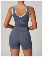 Load image into Gallery viewer, Seamless Contour Backless Sport Bra Top Nylon Spandex