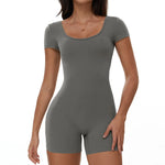 Load image into Gallery viewer, Backless Contour Jumpsuit Breathable Performance Nylon