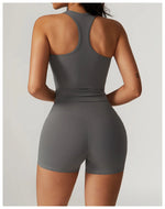 Load image into Gallery viewer, Two Piece Seamless Contour Yoga Leggings Set Nylon Knit