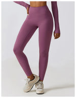 Load image into Gallery viewer, High Waist Contour Yoga Leggings Breathable Performance