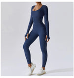 Load image into Gallery viewer, Seamless Contouring Yoga Bodysuit With Long Sleeves
