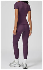 Load image into Gallery viewer, 2 Piece Seamless Yoga Set Performance Leggings Luxe