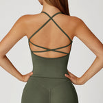 Load image into Gallery viewer, Cross Strap Light Weight Breathable Contour Sport Bra