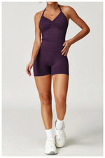 Load image into Gallery viewer, Two Piece Yoga Set Seamless Contour Performance Wear